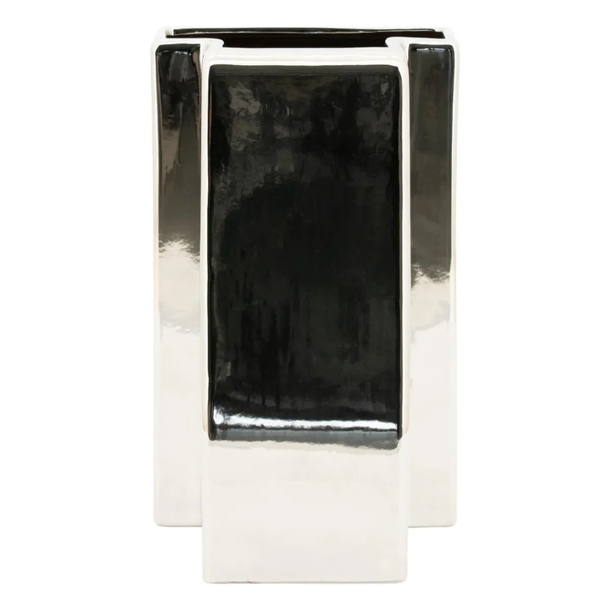 Silv 2 Vase 22x20,5x35,3 cm Leirtøy Sølv