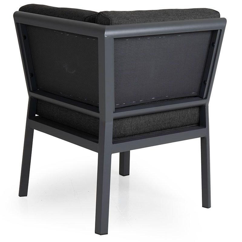 Delia hjørnedel mørkegrå Brafab