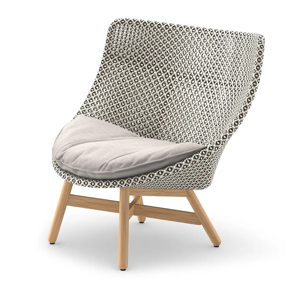 Mbrace wingchair teak AY5 teak 0205 pepper 0115