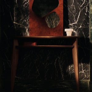 Avlastningsbord i Valnøtt Feve