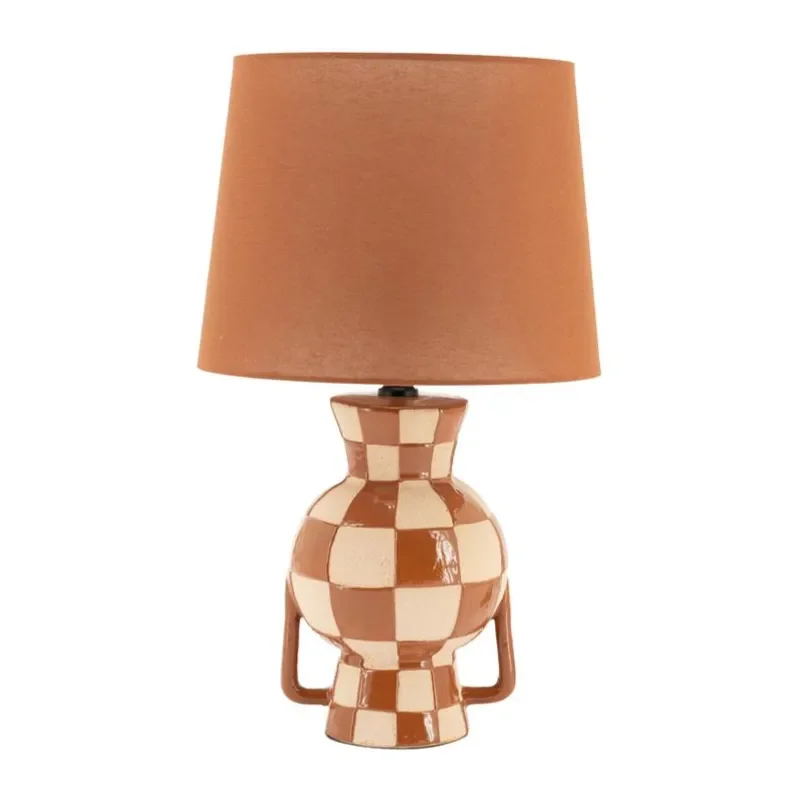 By-Boo, Blocsy 2 bordlampe 33x33x55,5 cm brun