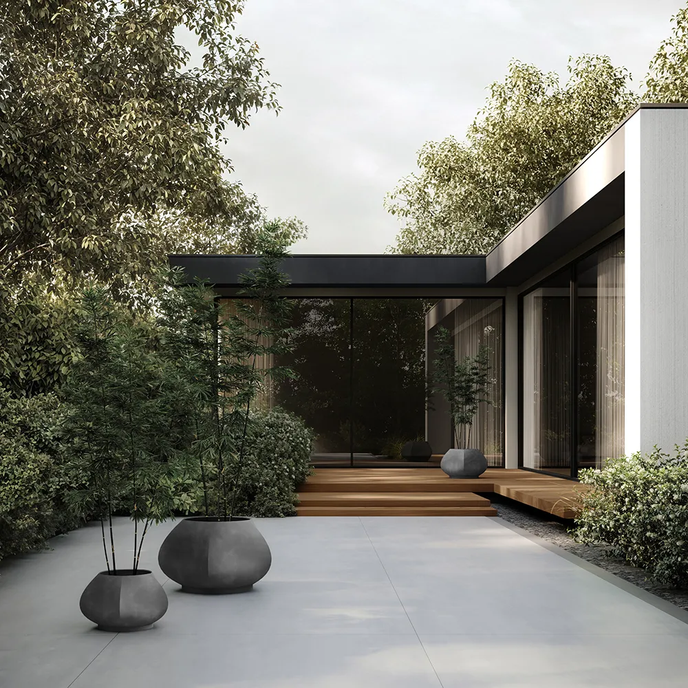 Arket krukke Big - Dark Grey