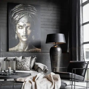 Veggdekor Glamour Girl Sepia 80 x 120 cm Artwood