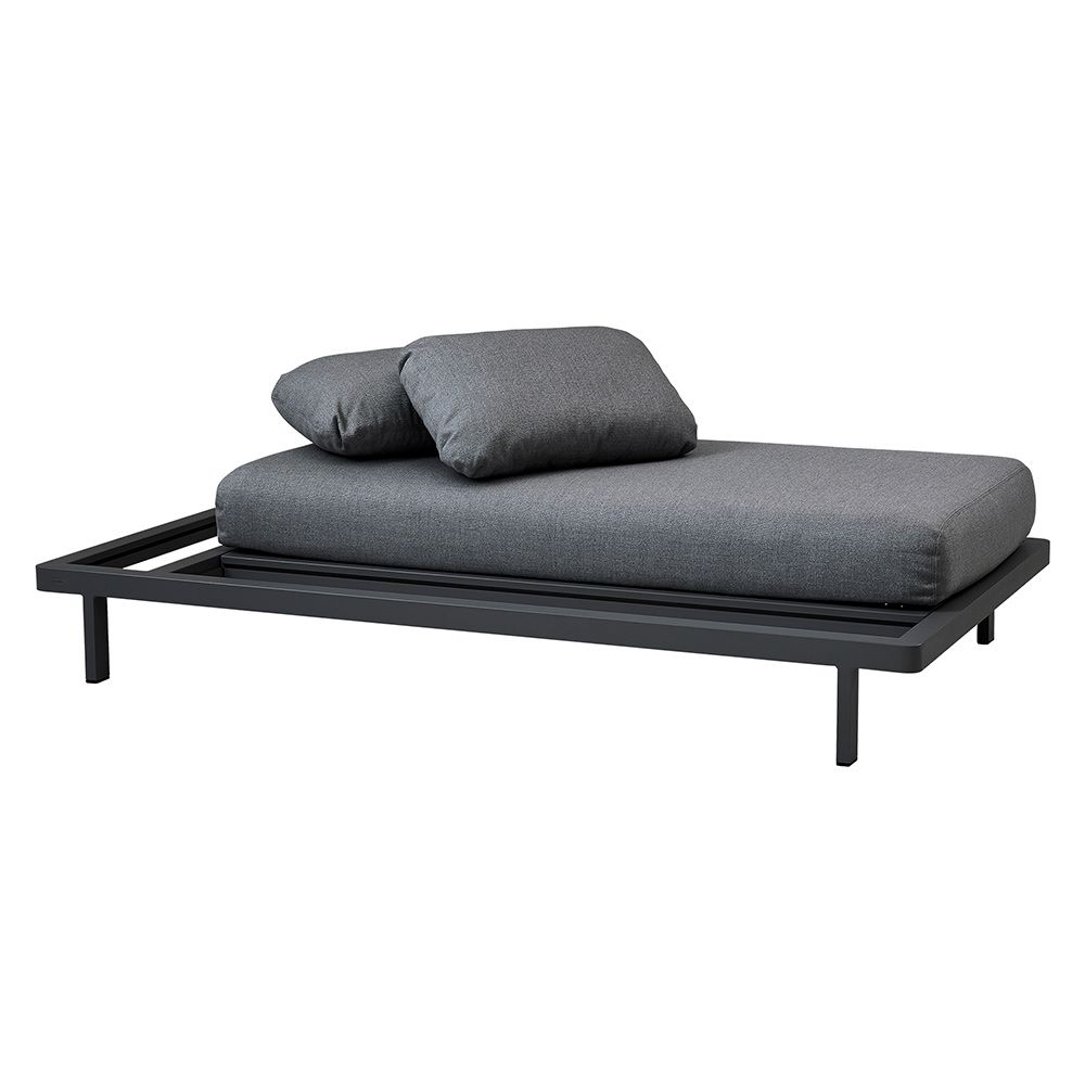 Space Frame Grey Inkl. sittepute og 2 ryggputer