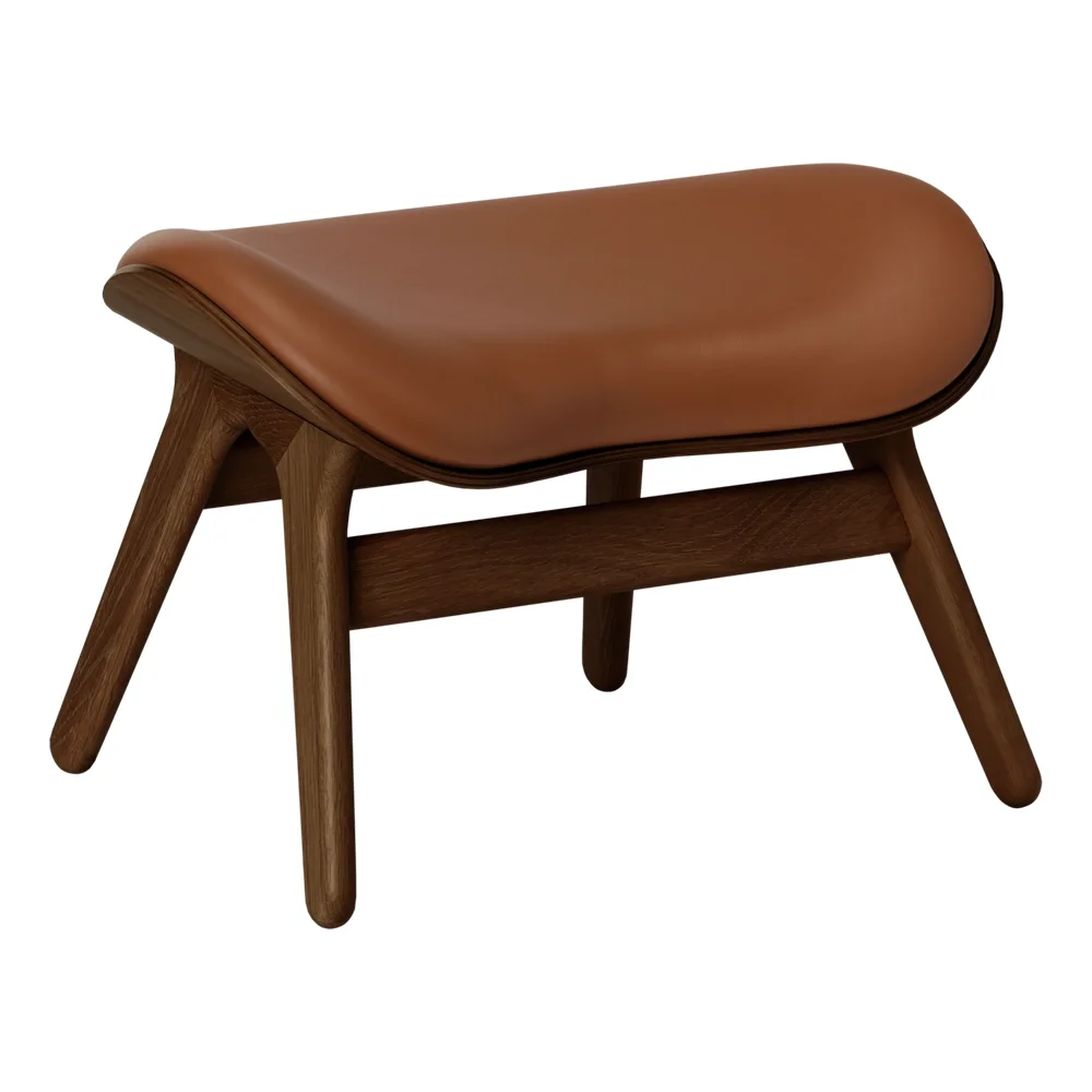 A Conversation Piece Ottoman Ottoman Solid Oak,Artificial Leather,Plyw