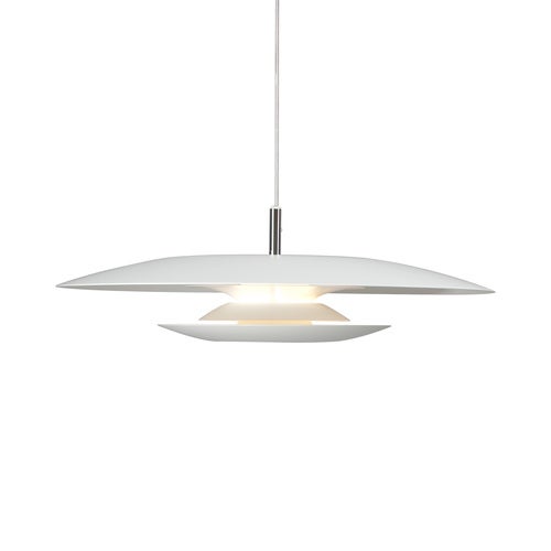 Eclipse Pendel D480 Matt Hvit G9 Inkl. lyskilde