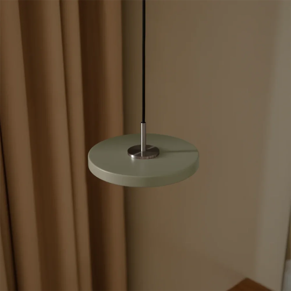 Asteria Micro Taklampe Ø15 cm Nuance Olive/Stål