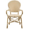 Isabell outdoor Stol m/armlener ivory/honey