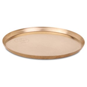 Edge plate 25 cm messing