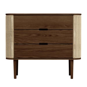 Treasures kommode i mørk eik/Venetian Cane