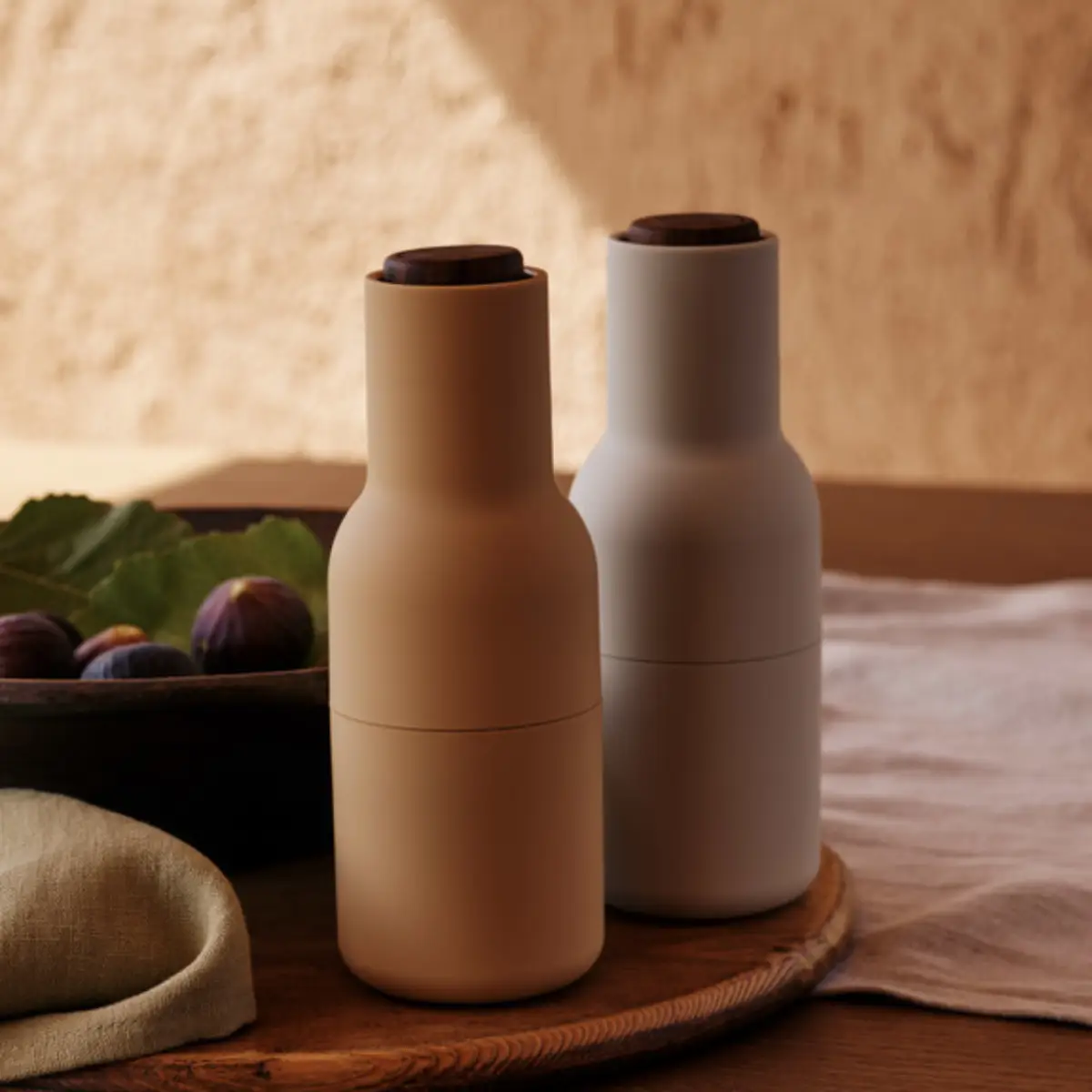 Bottle Grinder 2-pakning Stor - Bygg / Valnøtt
