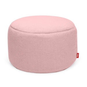 Point Large Pouf Sherpa Pinky Promise