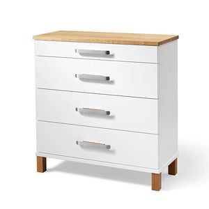 Nadja kommode H75 B70 Hvitlakkert/oljet eik