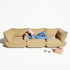 Sumo 3-seters sofa Honey