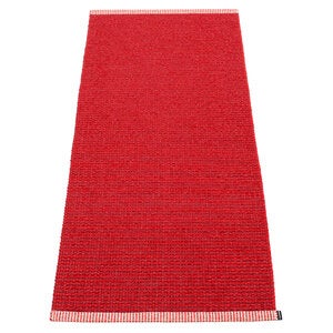 Mono matte 60x150 cm dark red / red 