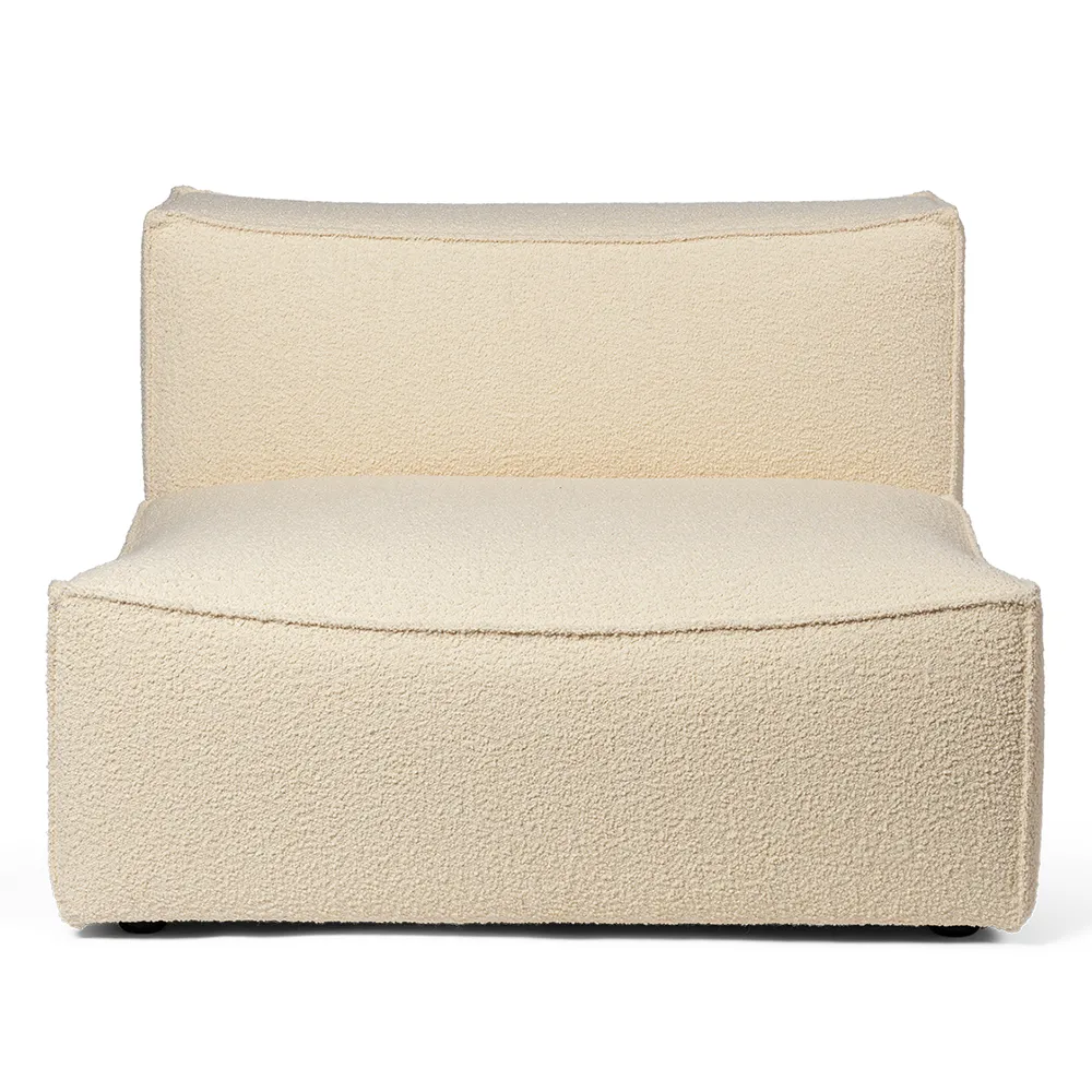 Catena Sofa Center L100  - Nordic Bouclé - Off-white