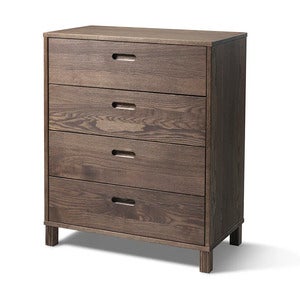 Leon kommode brun oljet ask