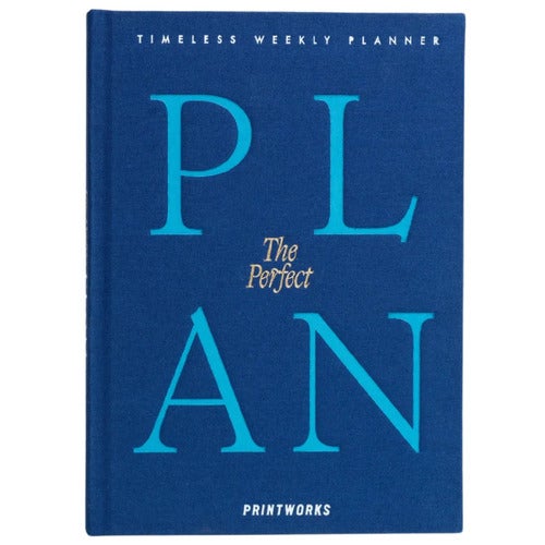 Weekly Planner - The Perfect Plan, Blue