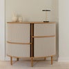 Audacious Highboard Skap Eik/White Sands