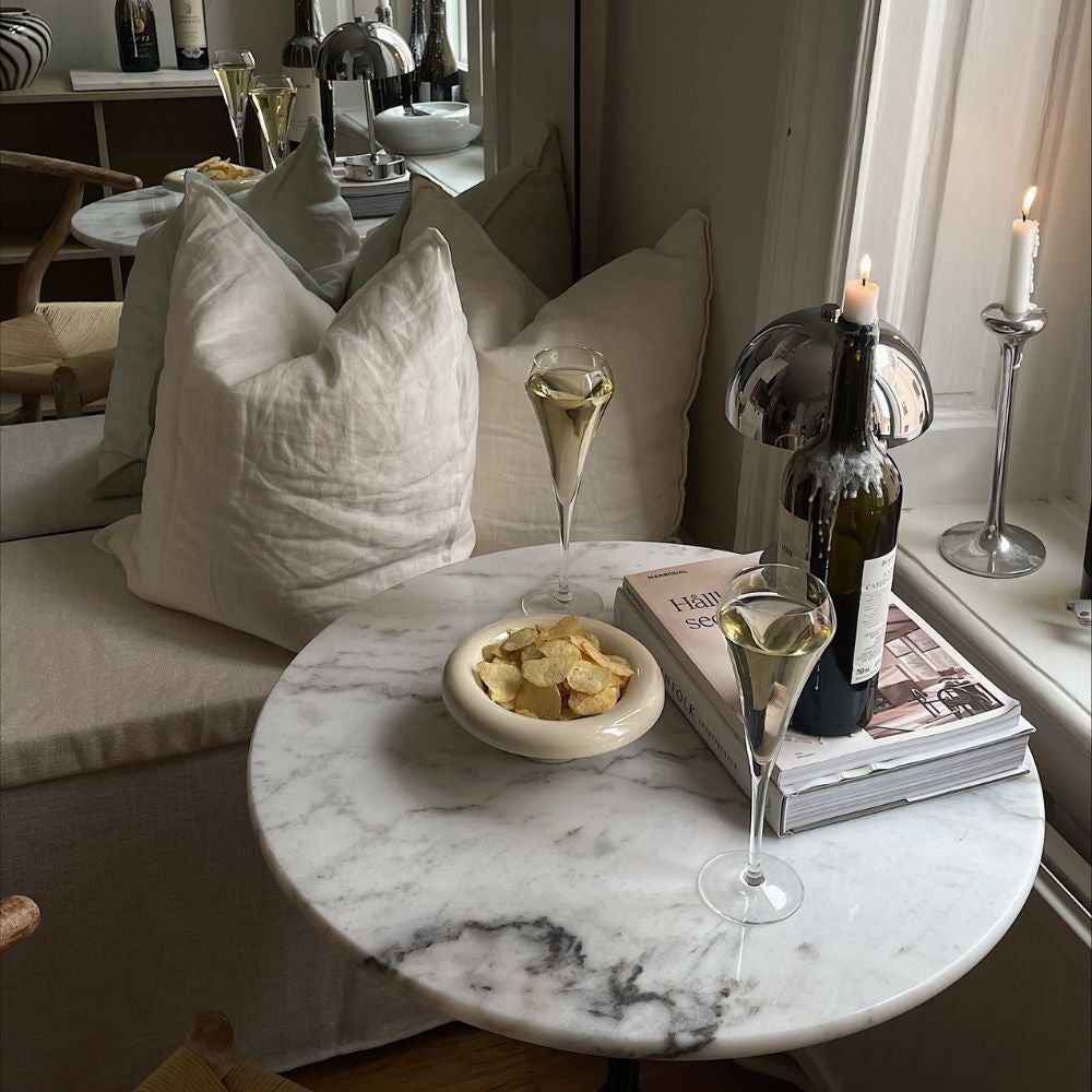 Loire marmorbord 60 cm Brafab