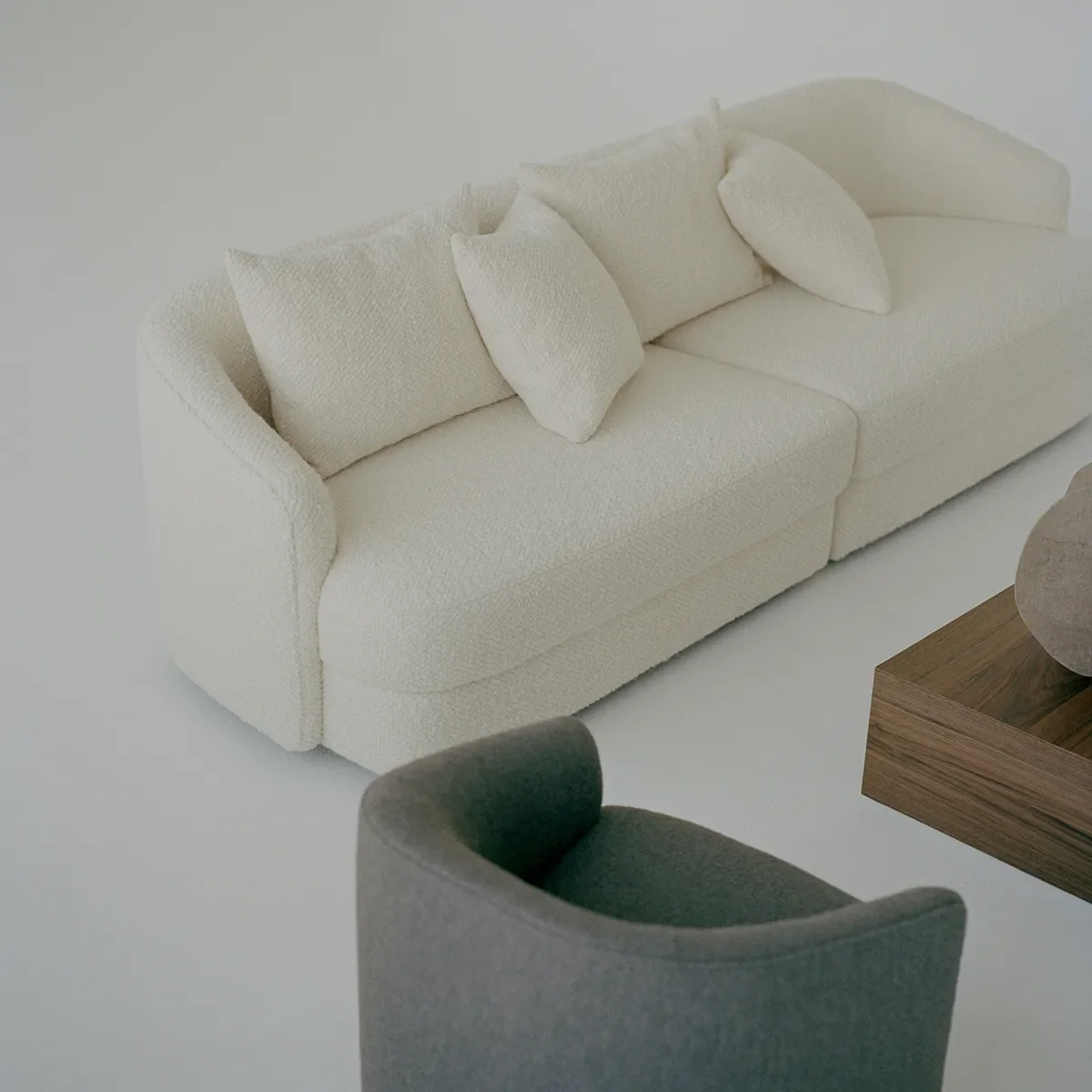Sofa Covent Residential (3-seter) Hemp
