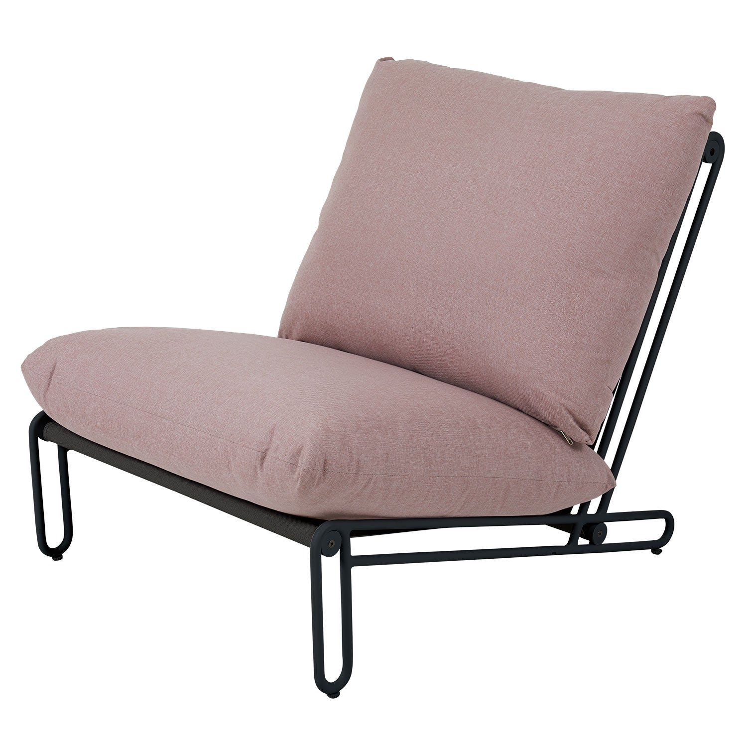 Brafab, Blixt lenestol svart / Dusty Pink Brafab