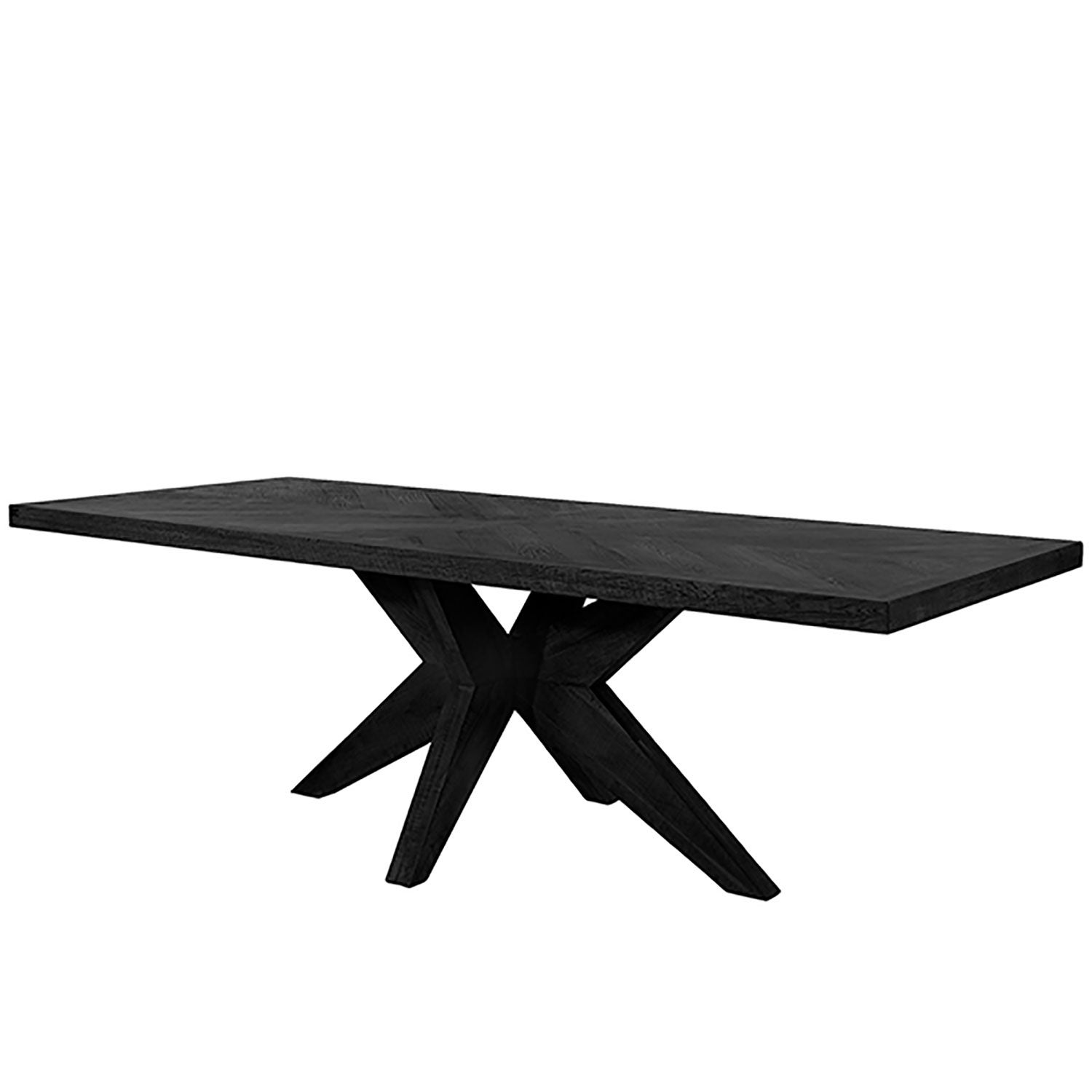 Justin Spisebord 240 x 100 cm Black Artwood