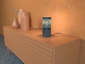 Jazz bordlampe Blå E27