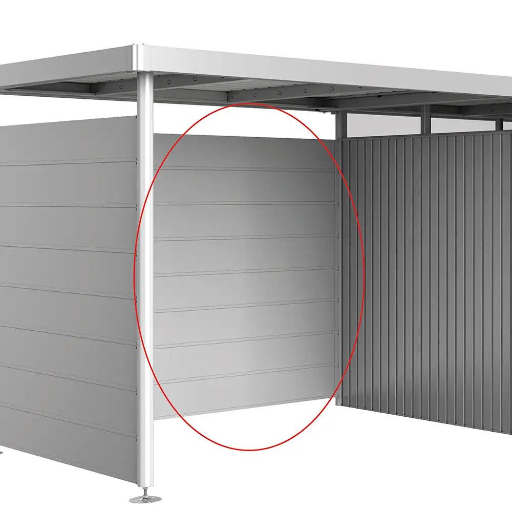 Bakvegg Sidelys størrelse H2-H5, sølv metallic