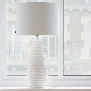 Bartha bordlampe creme/beige