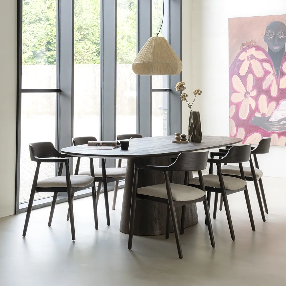 Aron Spisebord 250x110 - brun