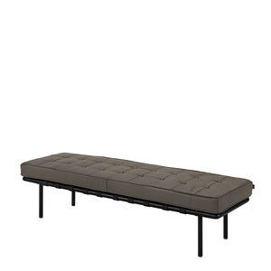 PRINCETOWN benk i skinnmyk sort