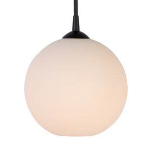 Capo Pendel D250 Svart struktur/Opal glass