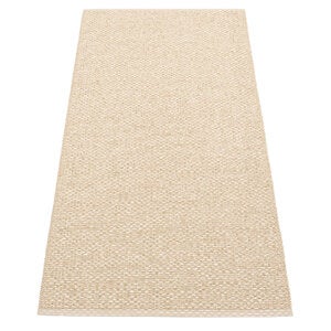 Svea matte 70x160 cm beige / champagne metallic 