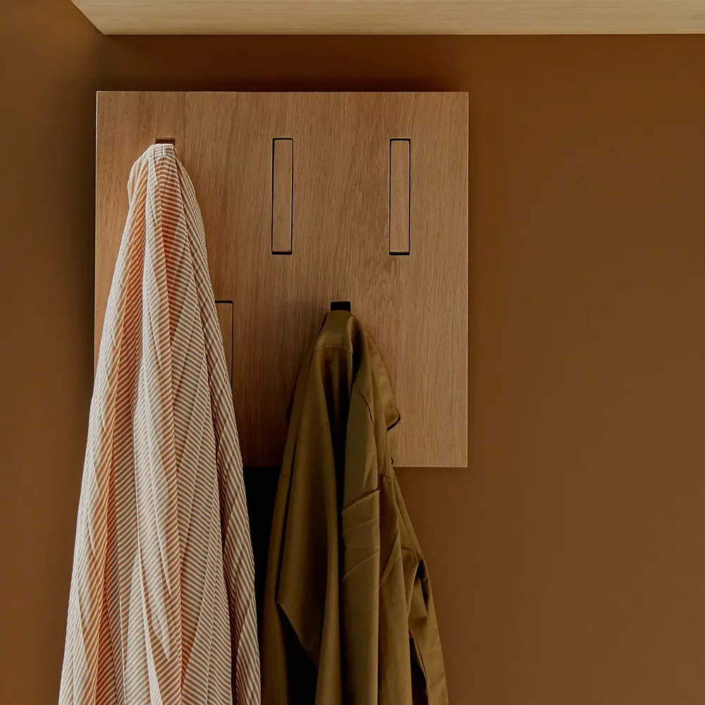 Utilitile Knagg 40x40 cm Eik svart