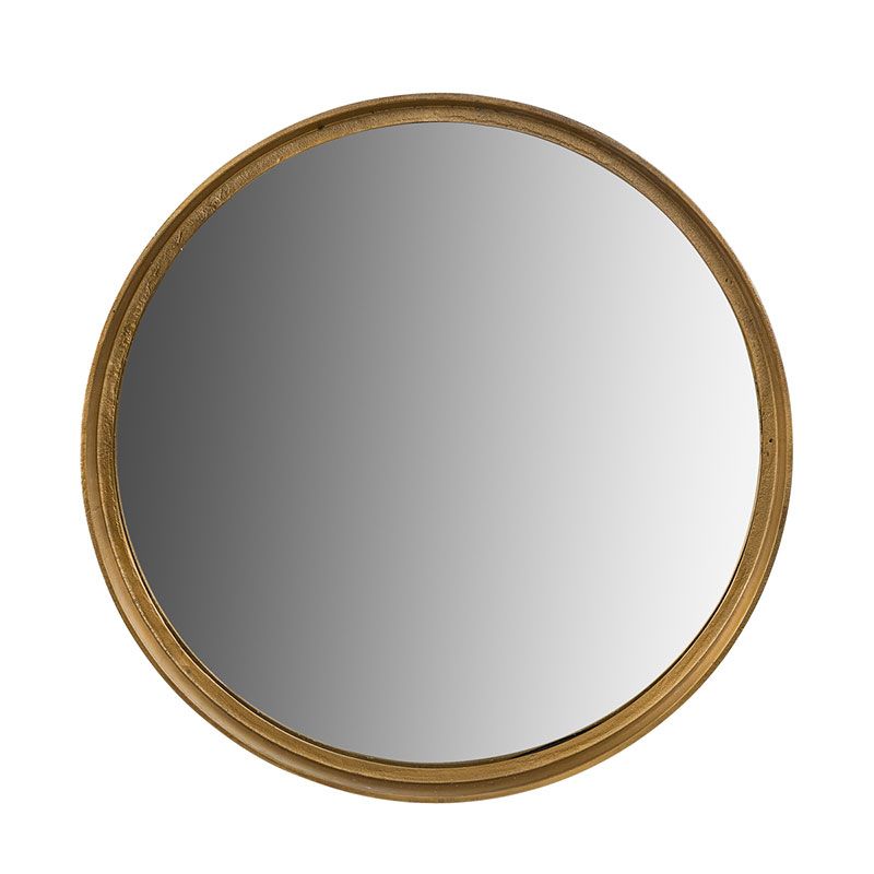 Dino speil 80 cm Vintage Brass Artwood