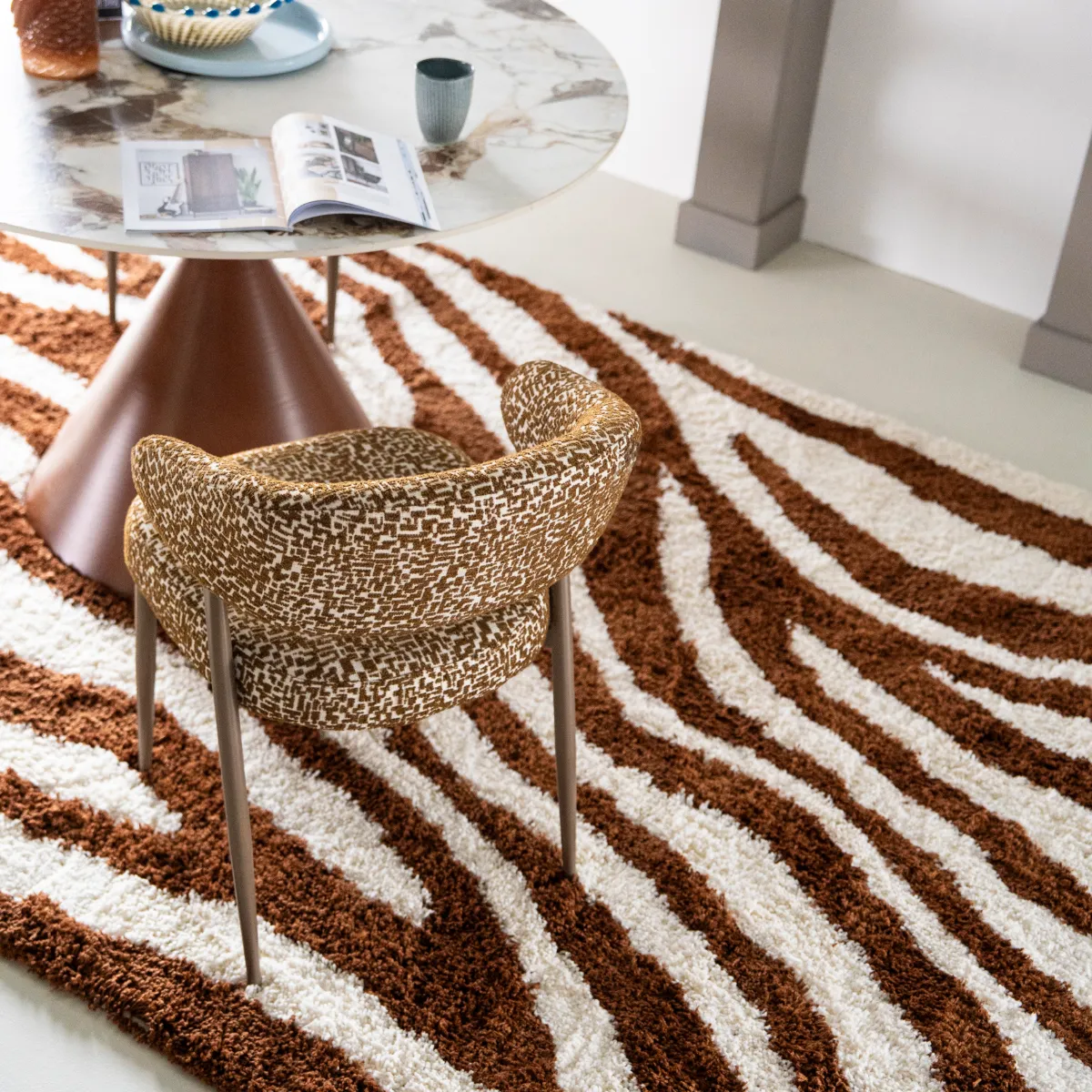Sebrateppe Marty 160x230 cm Caramel