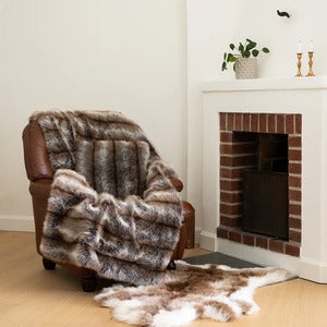 Hunter Pledd 120x180 cm Brown