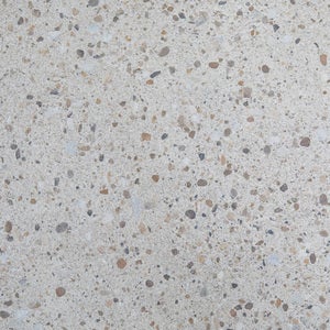 Bistro bordplate 70x70 cm- Beige Terrazzo