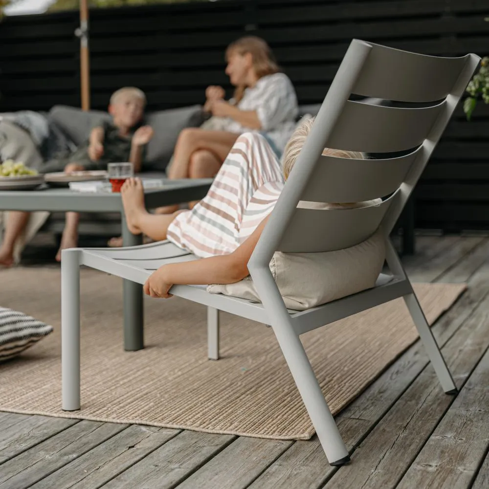 Delia relaxstol Light Grey