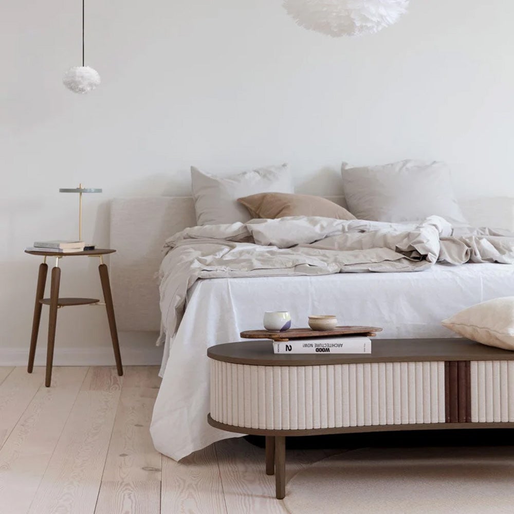 Audacious TV-stativ Mørk eik/White Sands