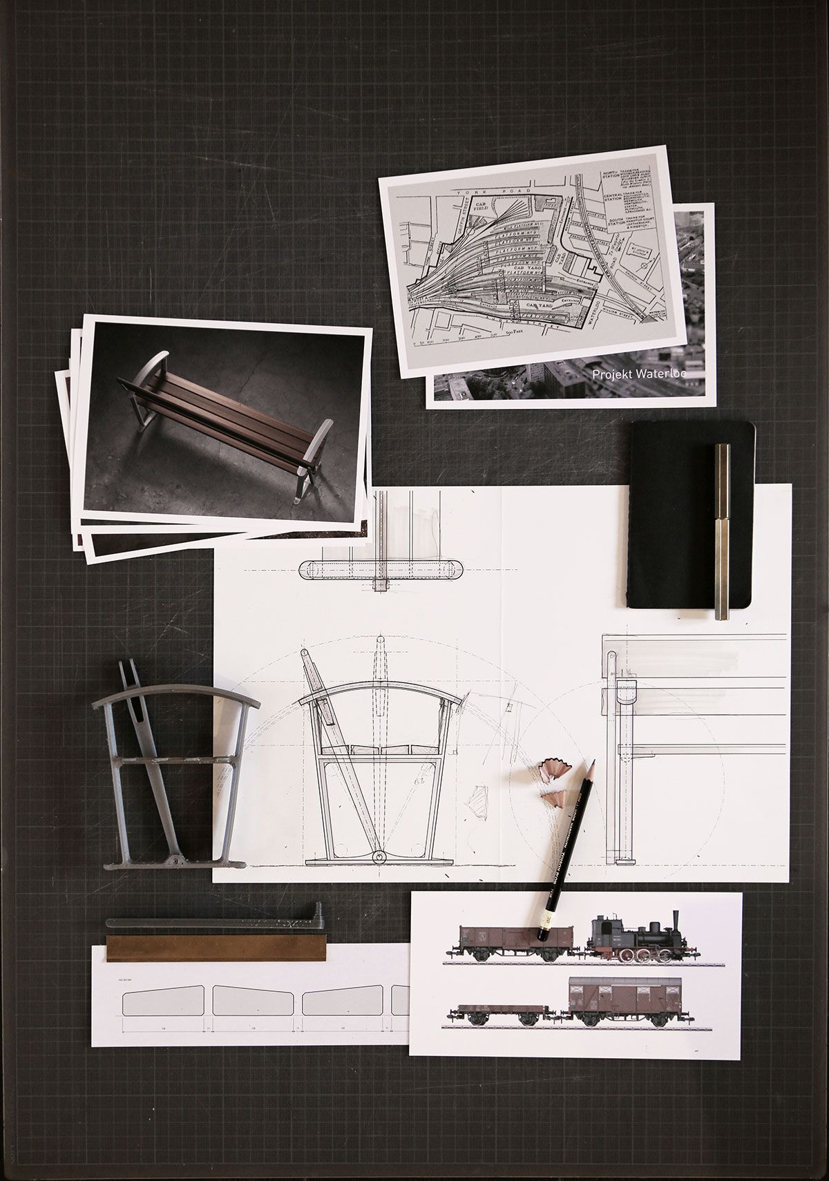 Waterloo svart aluminium Byarums Bruk