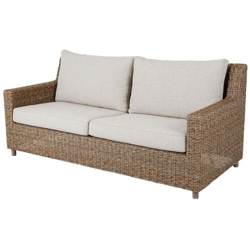 Sandkorn sofa natur kunstrotting Brafab