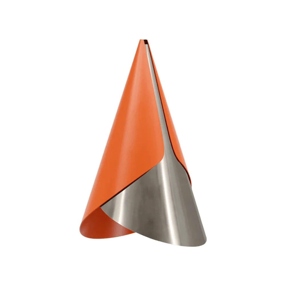Cornet Lampeskjerm Nuance Orange/Steel