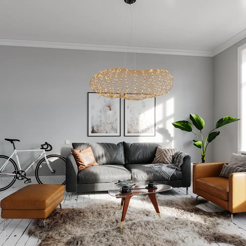 Hayden Taklampe L115 cm Gull