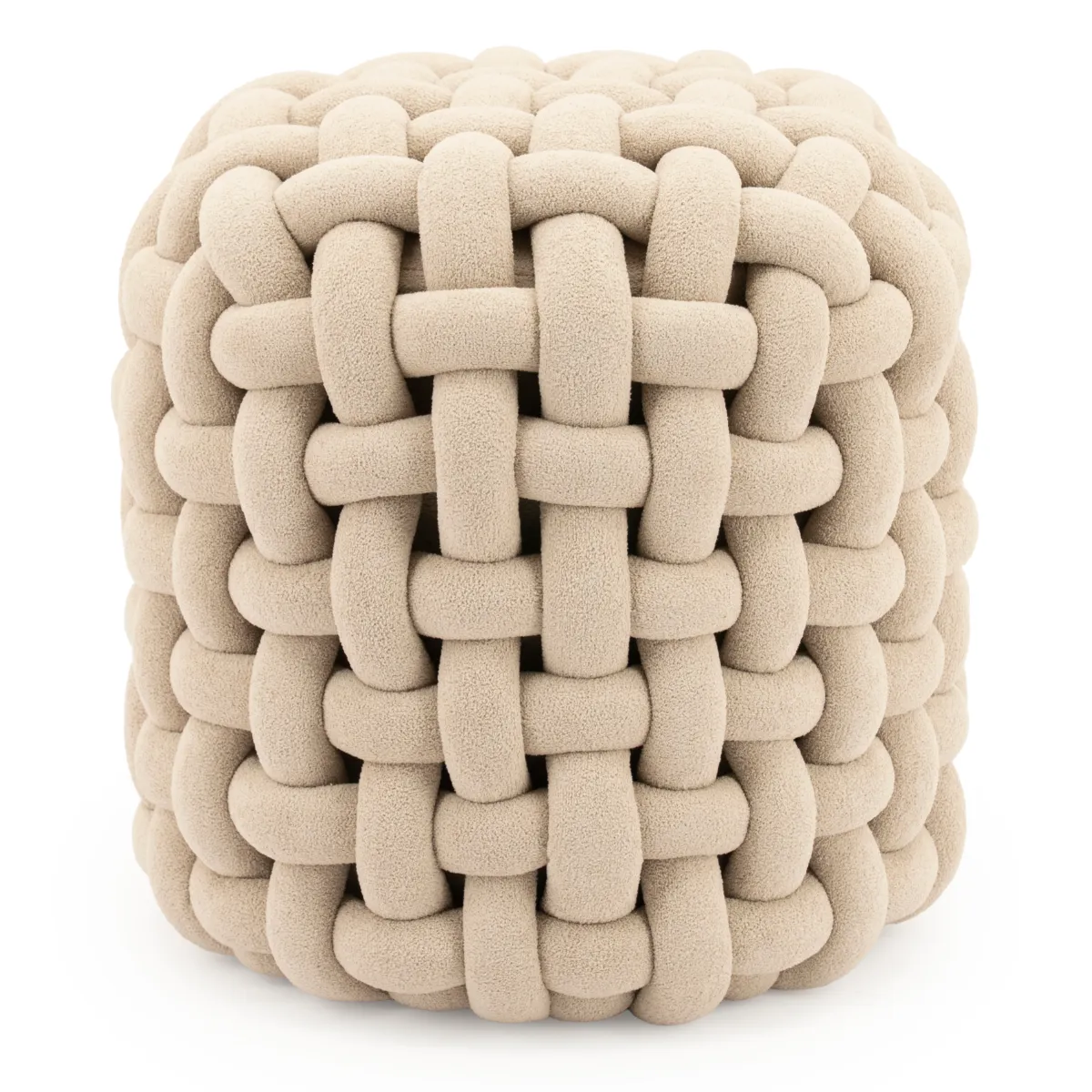 By-Boo, Poofie - beige 44x44x44 cm