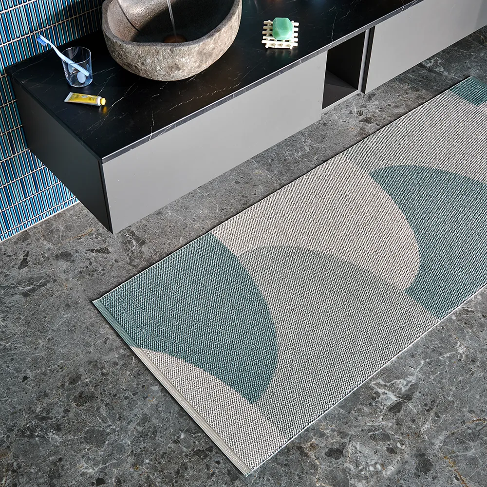 Hill teppe Haze/Sage/Fossil Grey 70 x 270cm