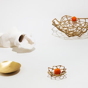 Bone Skål liten messing