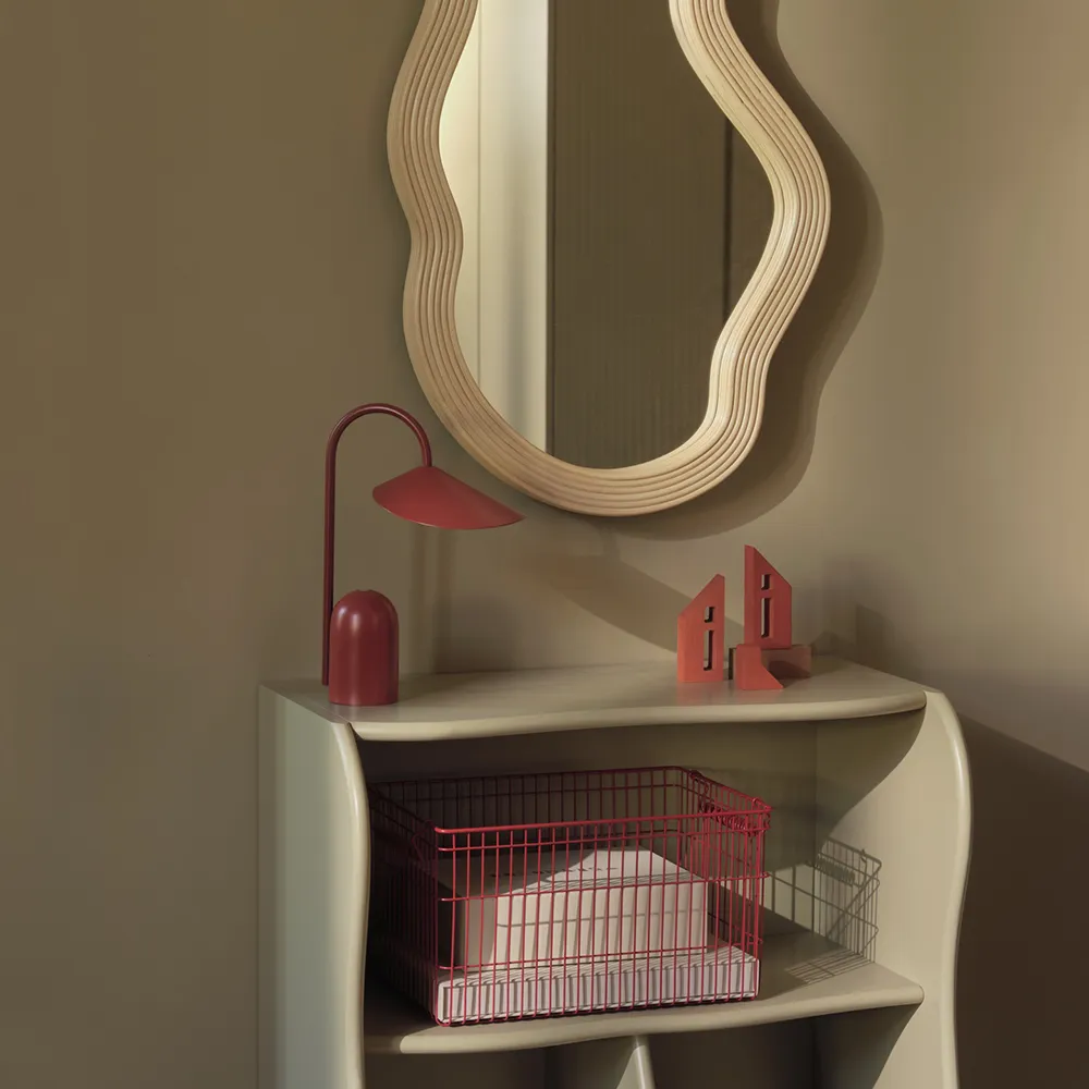 Arum Portabel lampe Oxide Red