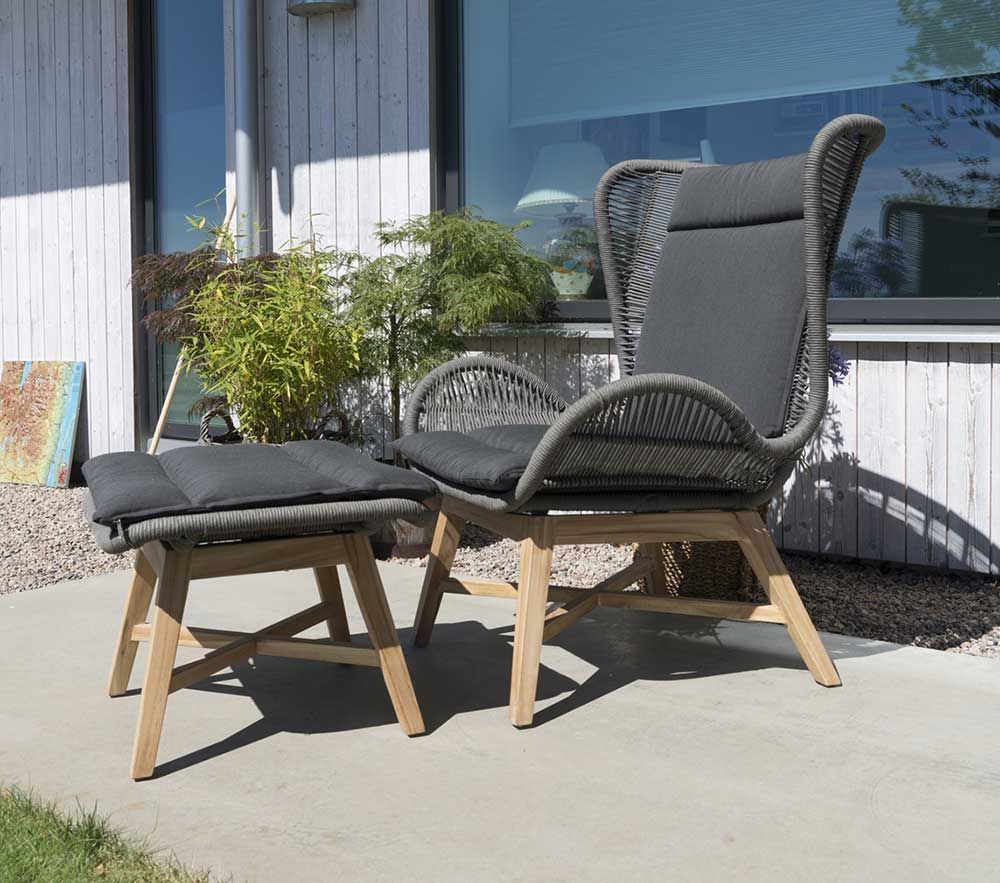 Himmelsnäs hvilestol i grå